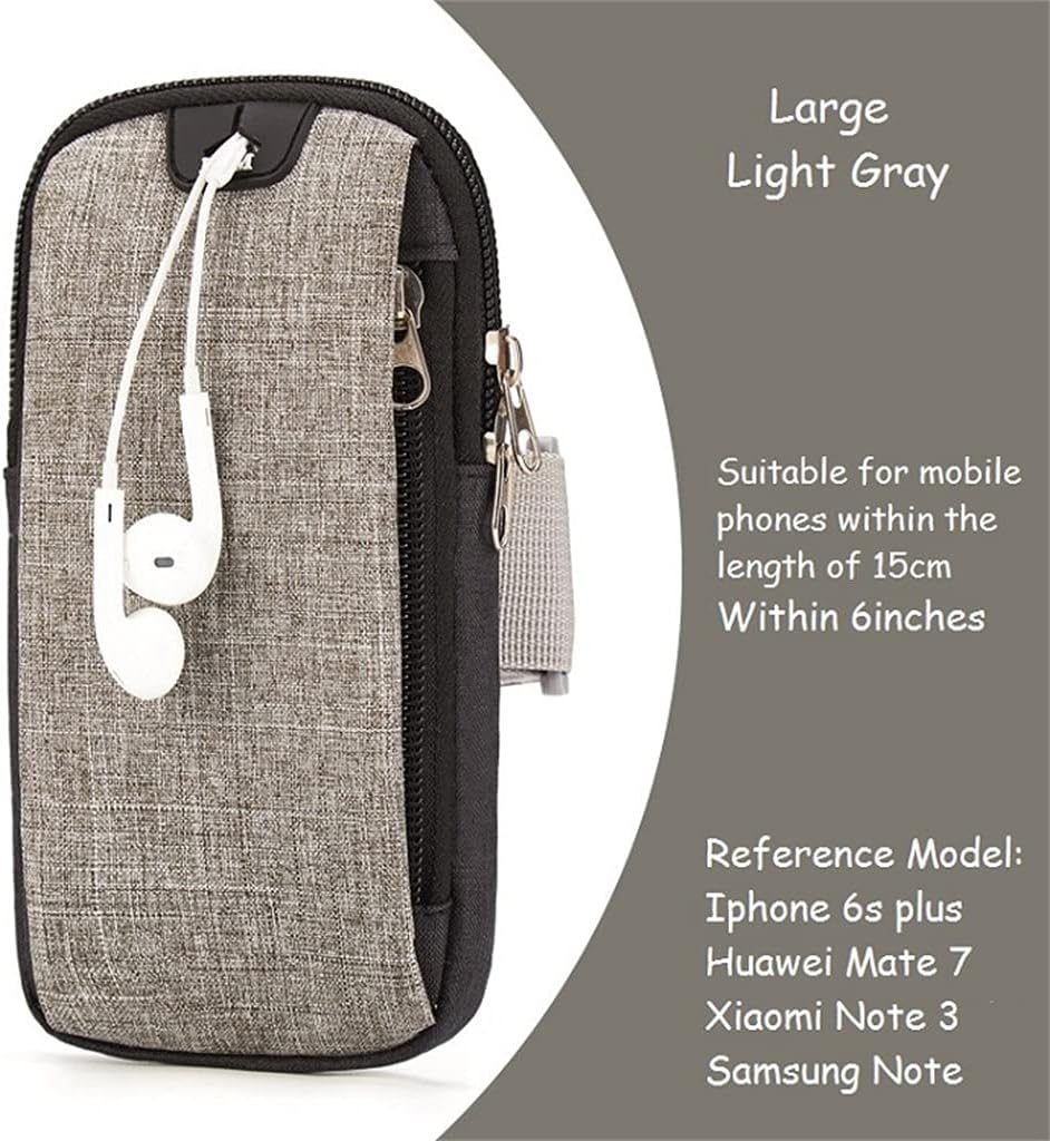 6 Inch Sports Jogging Gym Armband Running Bag Arm Wrist Band Hand Mobile Phone Case Holder Outdoor Nylon