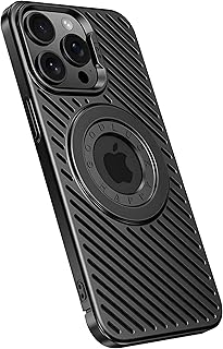 Next Store Compatible with iPhone 12 Pro Case - Shockproof - Durable PC Material - Provides Heat Dissipation - Easy Grip - Stylish and Ergonomic Design - Perfect for Practical and Daily Use (Black)