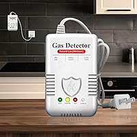 Vista 7 de Detector de gas natural de alta precisión y alarma combustible, Plug and Play con tecnología avanzada de chip, alarma de 85 dB para metano, propano