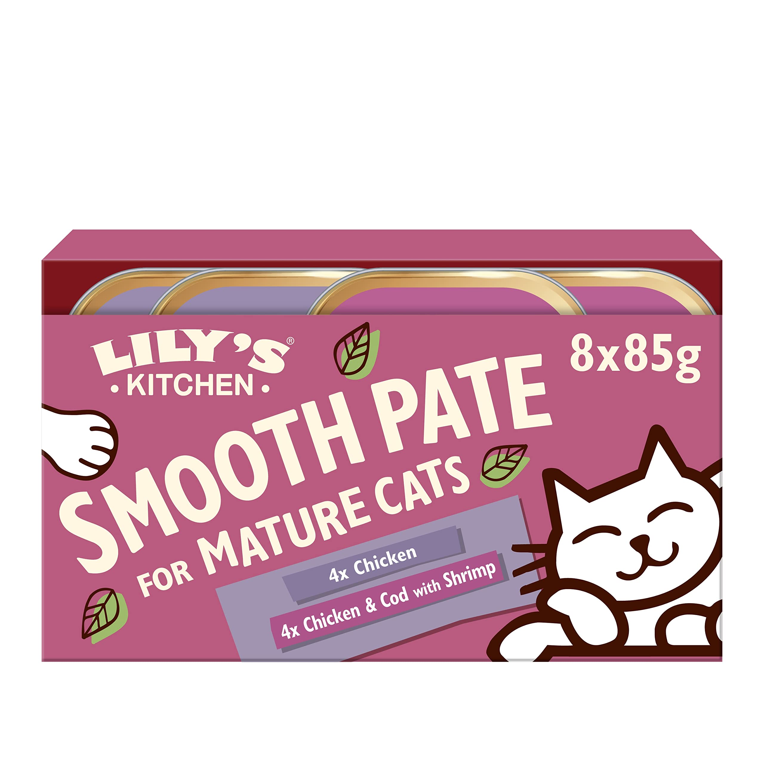 Smooth Paté Selection Complete Mature Cat Food 8 x 85g
