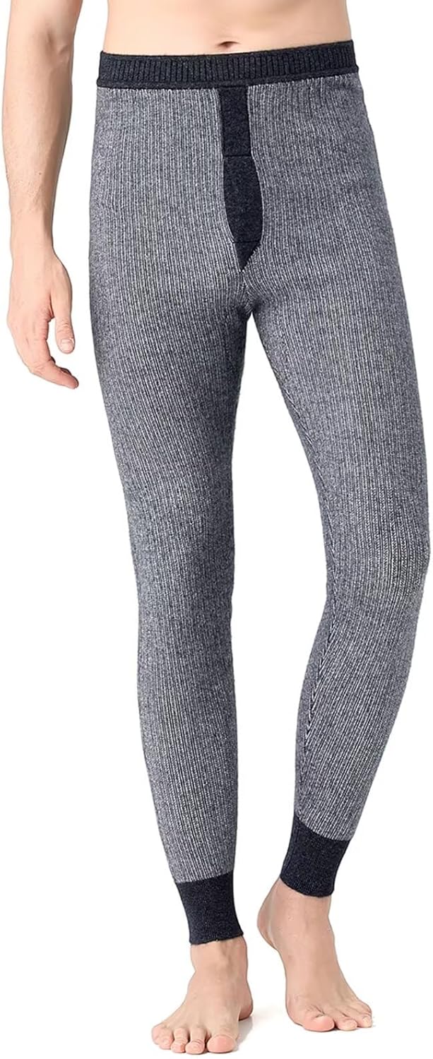 100% Cashmere Thermal Underwear Bottoms for Men Women Long Johns Pants Warm Winter Leggings for Skiing,Hiking