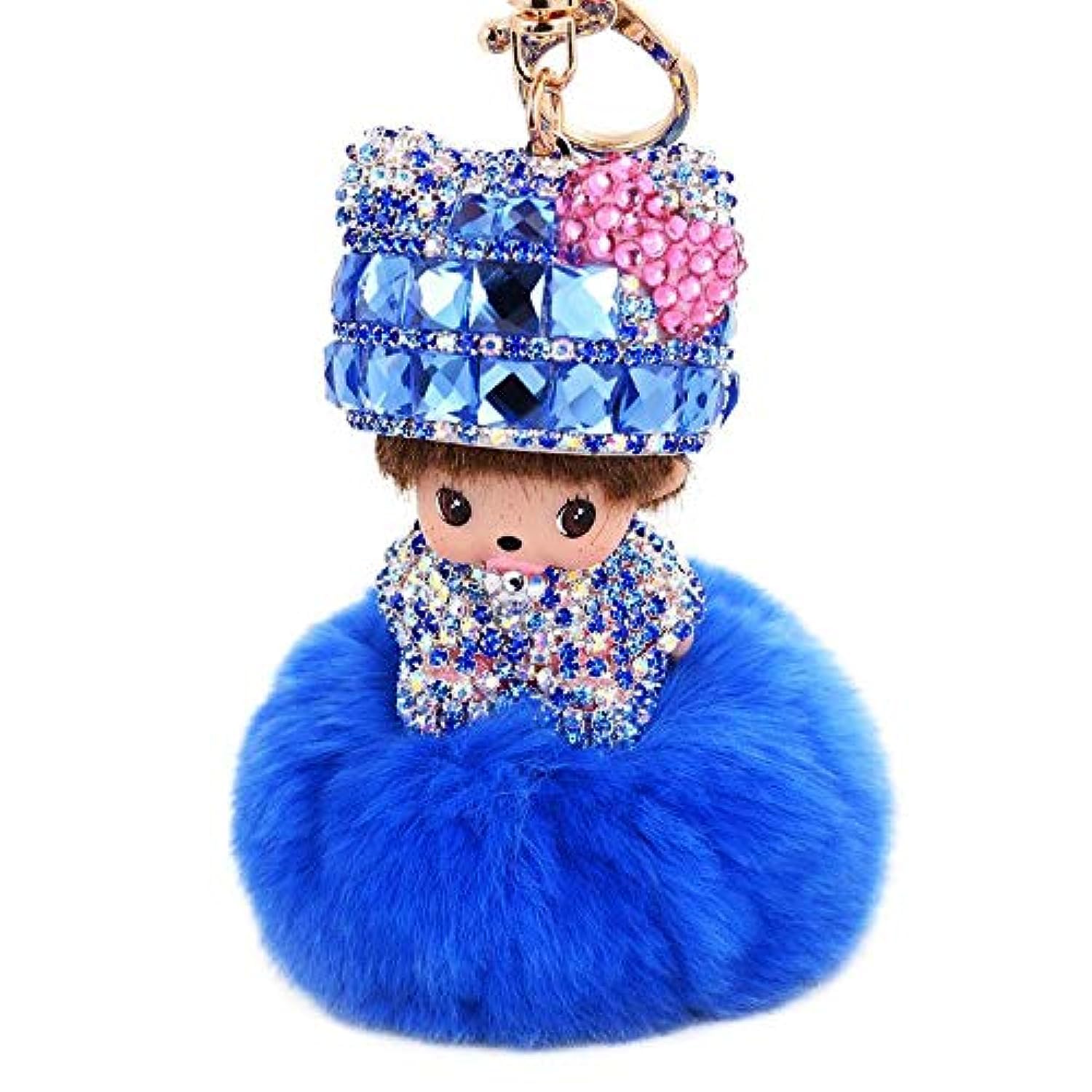 Monchhichi Car Key Chain Key Ring High-end Furnishing Articles Bag Decoration