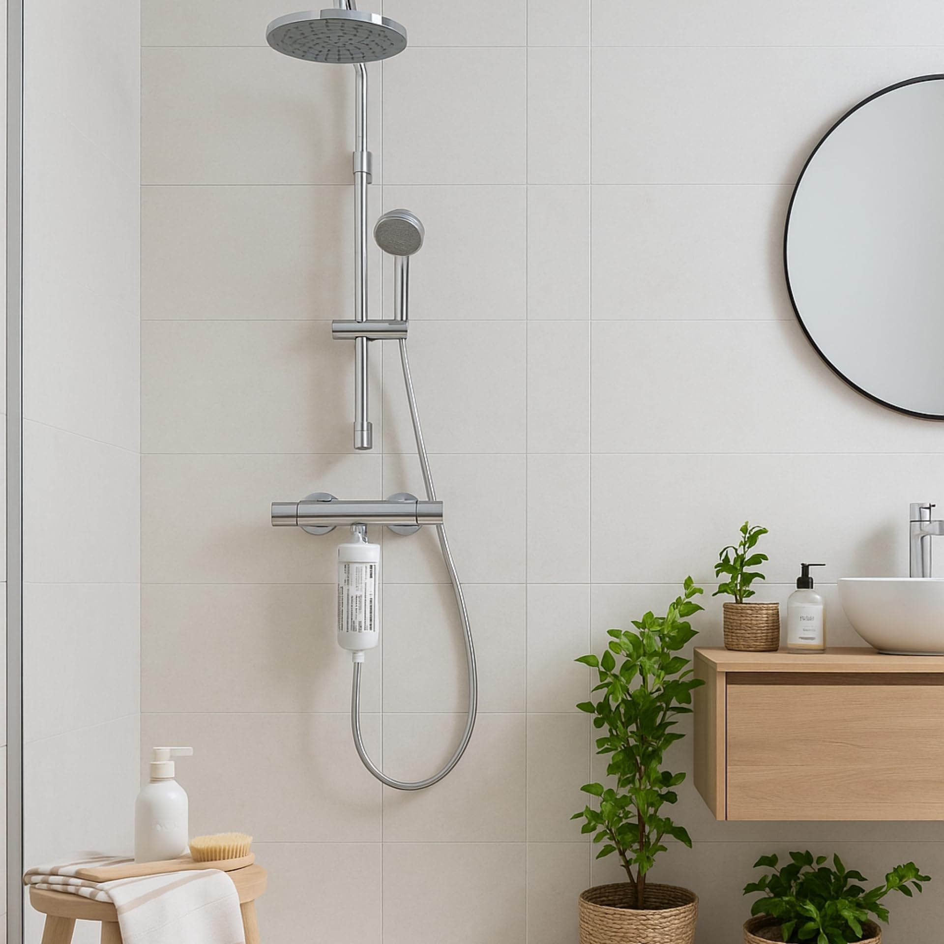 BWT Filtro universal B-Safe | filtro mecánico de seguridad Legionella con micromembrana de fibra hueca Dead-End | Prefiltro de 200 µm | Fácil montaje | Conexión ½" | 4 semanas de vida útil