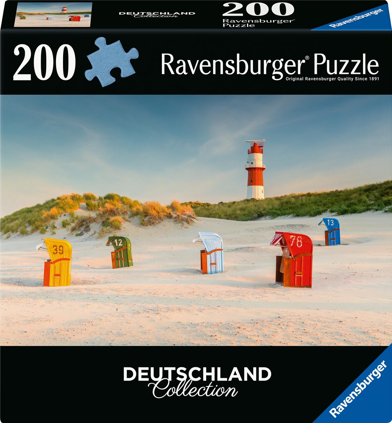 Hansepuzzle Leuchtturm Puzzle 1000 Teile – Hochwertiges Fotopuzzle, Format 60x46 Cm, Mit Aufbewahrungsbeutel, Ideal Für Erwachsene
