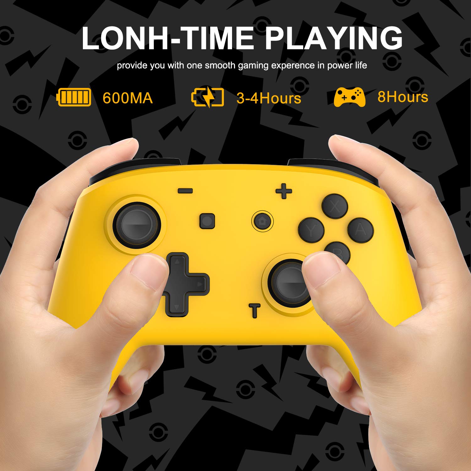 Hоt Dеаlѕ Switch Pro Controller for Nintendo Switch/Switch Lite, Remote Games Joystick Gamepad with Gyro Axis Dual Shock (Pikachu-Yellow) Uр Tо 40% оƒƒ Switch Pro Controller for Nintendo Switch/Switch Lite, Remote Games Joystick Gamepad with Gyro Axis Dual Shock (Pikachu-Yellow)
