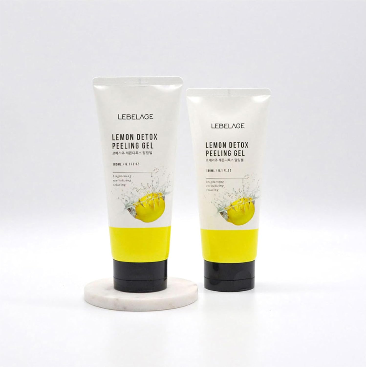 Lebelage Lemon Peeling Gel 6.08 oz – Gentle Exfoliating Gel with Lemon Extract, Refreshing Wash-Off Skincare for Smooth Skin Feel, Lightweight Gommage Texture, Korean Skincare - Image 4