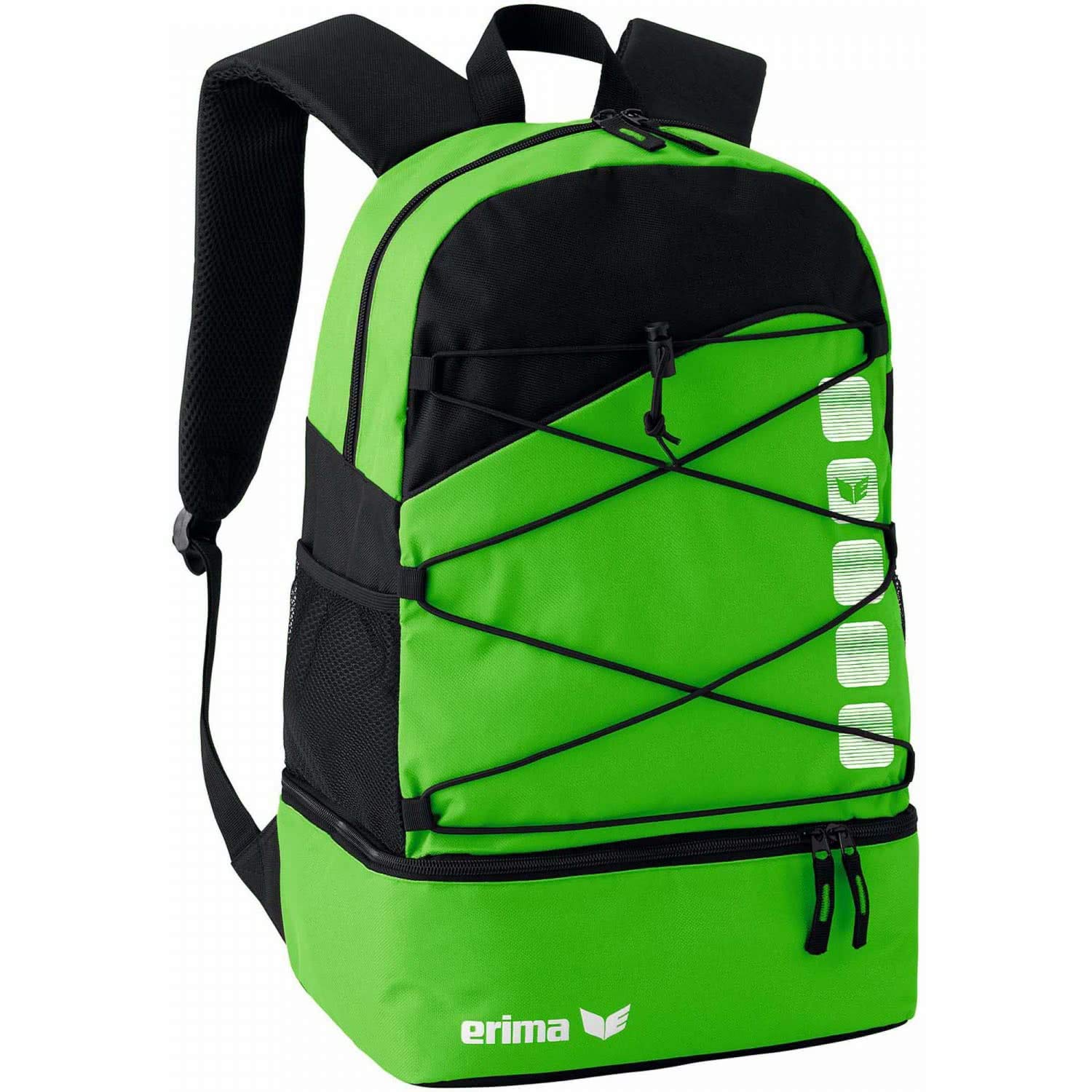 Erima CLUB 5 Multifunktionsrucksack mit Bodenfach (723422) – grün/schwarz