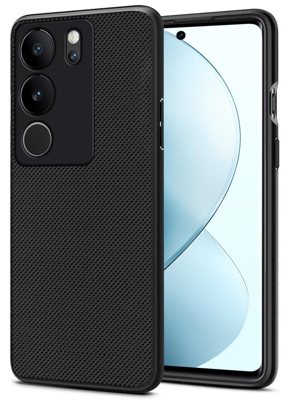 SHINESTAR Soft Silicone Frosted Air Dotted Case Cover Vivo V29 5G / V29 Pro 5G | 360 Degree Camera Protection Bump Back Case Cover for Vivo V29 5G / V29 Pro 5G - (Black) (B0CL15QK7L) Amazon Price History, Amazon Price Tracker