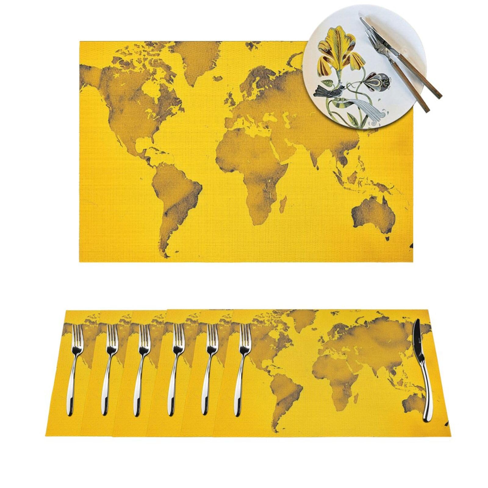 Napperons de table lavables pour protéger votre table des taches