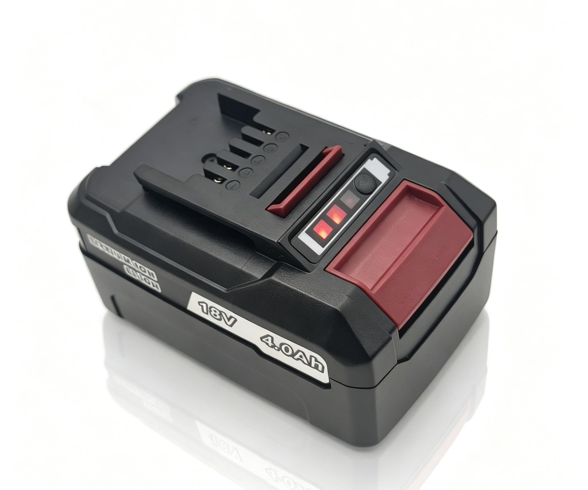 2 batterie agli ioni di litio da 18 V, 4,0 Ah, compatibili con Einhell serie Power X-Change da 18 V, con indicatore LED, adatte per tutti i dispositivi Power X-Change