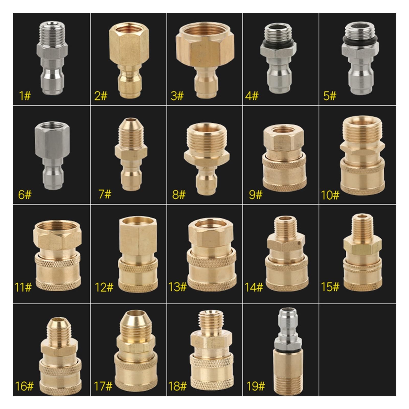 Adapter für Hochdruckreiniger aus Messing