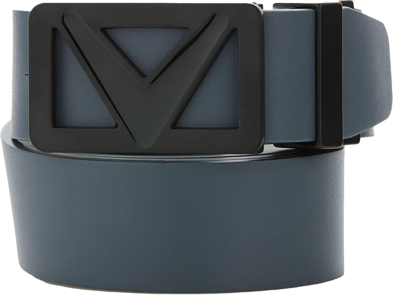 Callaway Golf Reversible Leather Belt Griffin Gray/White One