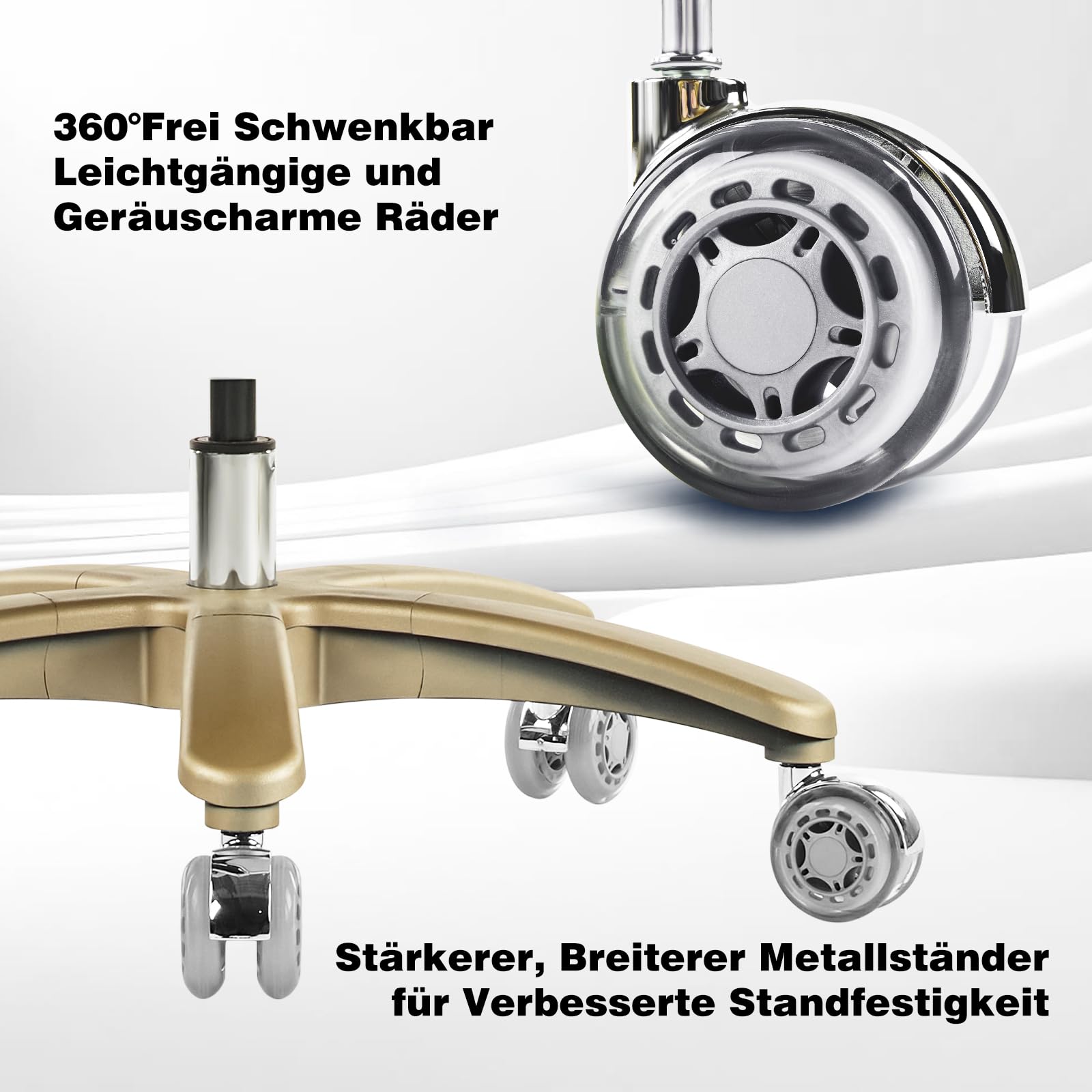Hellove Ergonomischer Bürostuhl bis 230kg, Chefsessel mit Fußstütze & Lordosenstütze, Großer Schreibtischstuhl für Übergewichtige, Luxus Executivesessel Kunstleder für Homeoffice, Schwarz