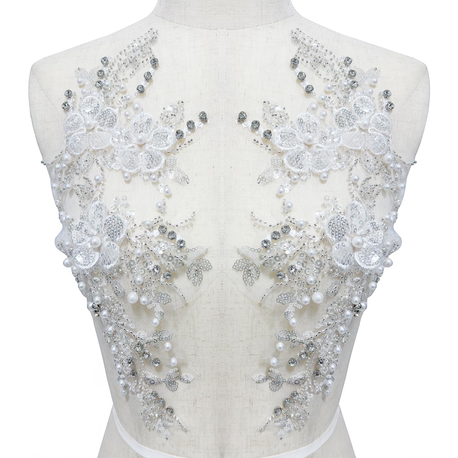 Applique en strass pour décoration de vêtements et couture de pierres sur vestes