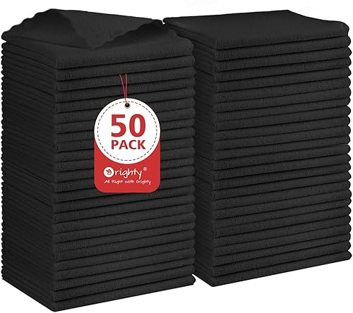 Miniatura 8 de Orighty Paños de limpieza de microfibra, paquete de 20, suministros de limpieza altamente absorbentes, paños sin pelusa para múltiples usos,
