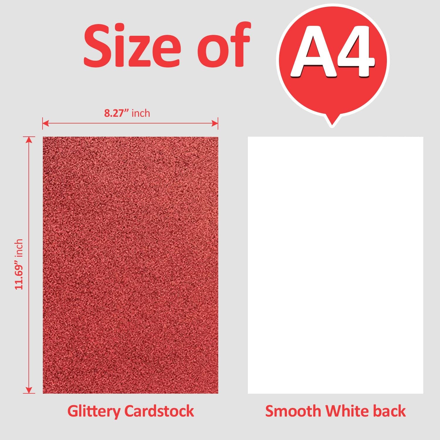 Glitter Cardstock Paper,30 sheets, Sparkle Shinny Craft Sheets , Multi Color Rainbow Glitter Cardstock, Premium A4 Glitter Paper ,300 GSM, DIY Party Decorations ,15 Colors,One Sided (Pack of 2)