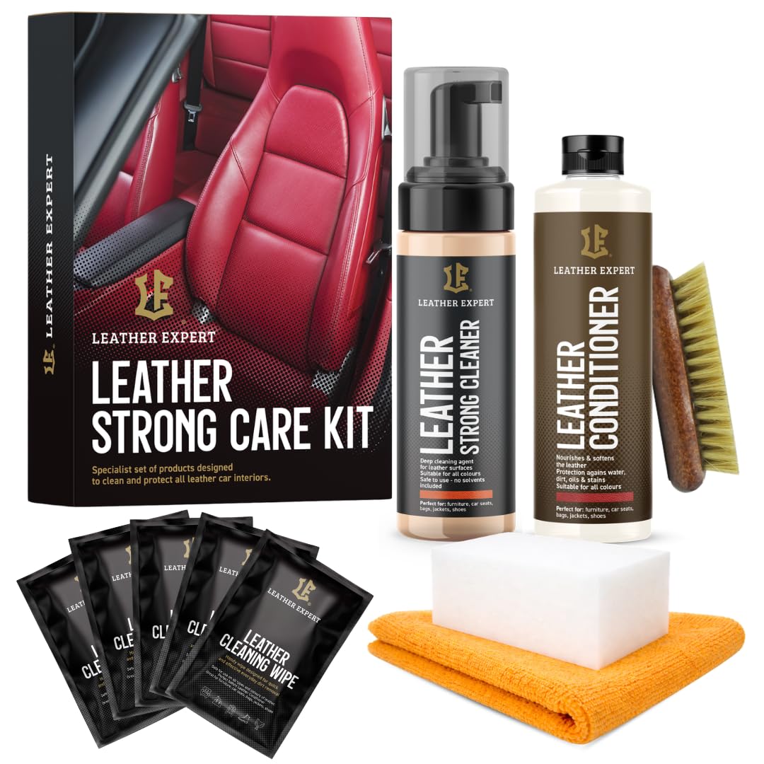 Leather Expert Strong Care Kit Zestaw do pielęgnacji skóry 200 ml 250 ml
