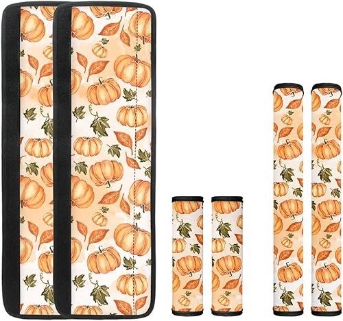 Miniatura 10 de Juego de 6 fundas para manija de puerta de refrigerador con hojas de arce otoñal, juego de 6 fundas para manijas de electrodomésticos de cocina de