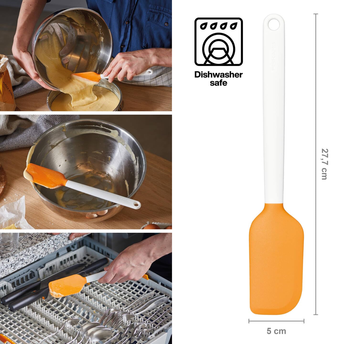 Fiskars FF Dough Scraper 1023615