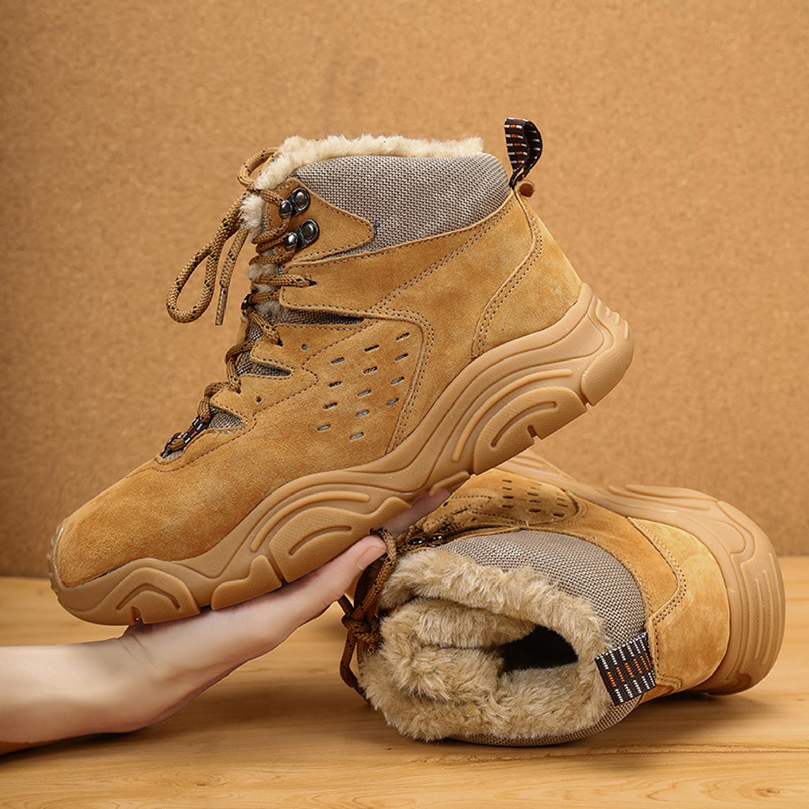 Onewus Męskie buty trekkingowe High Top, buty taktyczne, z opcjami zimowymi i całorocznymi