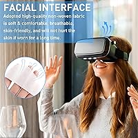 Vista 7 de TamBee Disposable Sweat Guard VR Sweat Mask for Workouts Breathable Sweat Band Hygiene VR Face Eyes Mask Compatible with Oculus Meta Quest 3 Mask