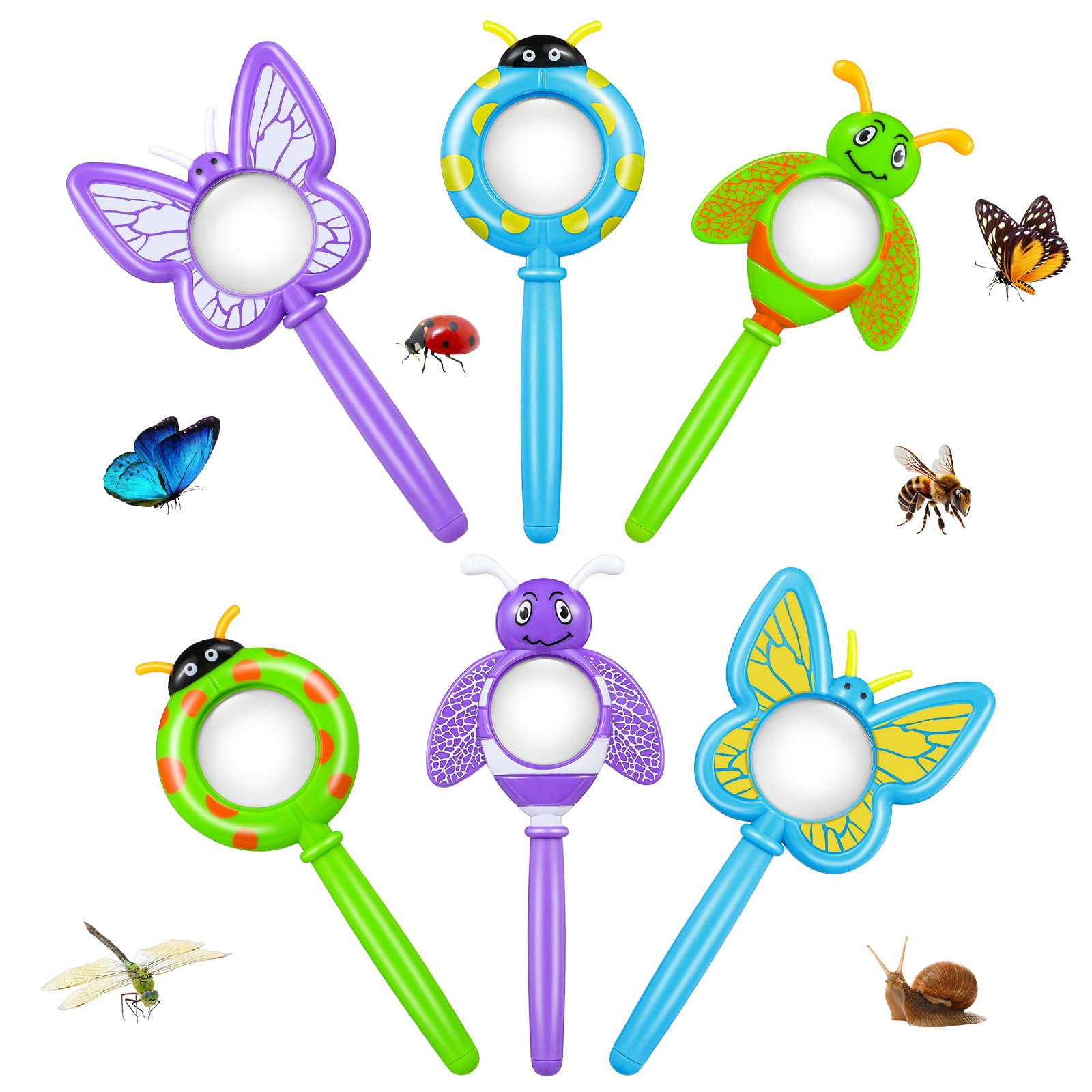 Photo 1 of TORINALITAL 6Pcs Bug Magnifier for Kids