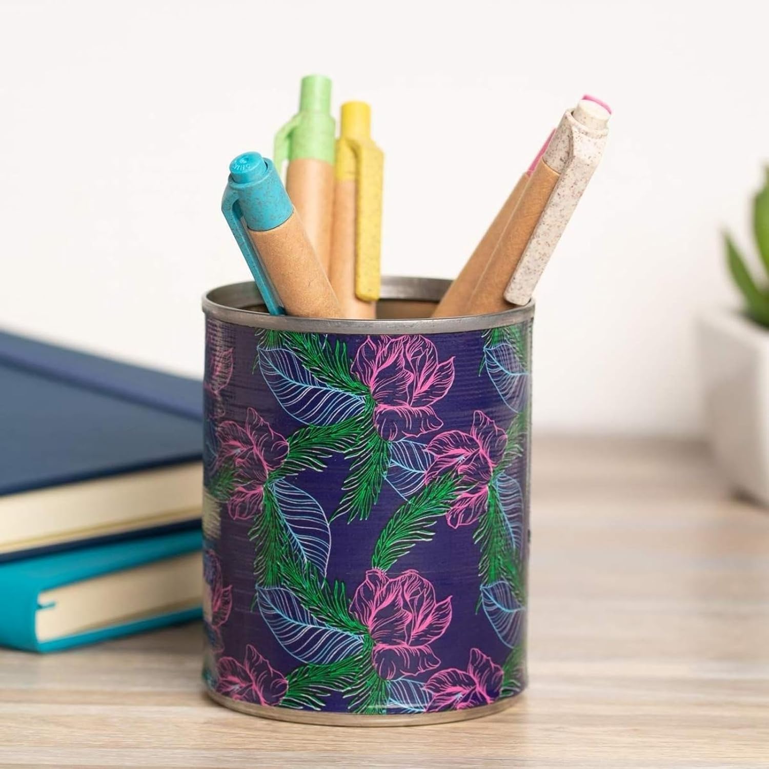 Simply Genius Colored Duct Tape Rolls - Versatile for Scrapbooking Supplies - Ideal for Vision Board Supplies - Strong Adhesion Decorative Tape for Crafts - 1.88in x 10yd, 12 Rolls, Nature Patterns