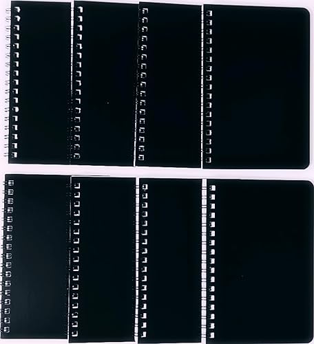 Miniatura 7 de Cuaderno en Espiral Paquete de 4 Cuaderno de Bolsillo 4.2" x 6.1" Bloc de Notas de Bolsillo Cuaderno Pequeño (Paquete de 8 Cuadernos en Espiral)