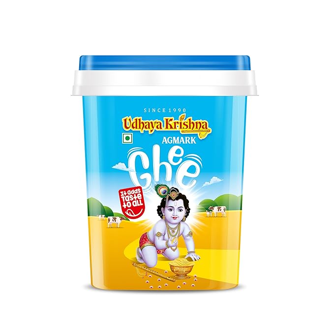 Udhaya Krishna GHEE 5 Litre (Pack of 1) Authentic and Traditional Ghee, Rich in Aroma and