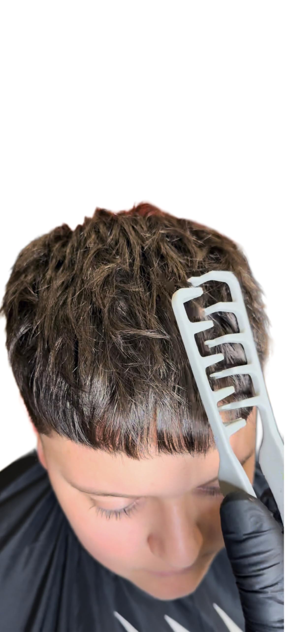 Pettine Volumizzante Capelli Uomo – Set da 2 – Ideale per French Crop e Styling Barber - 3