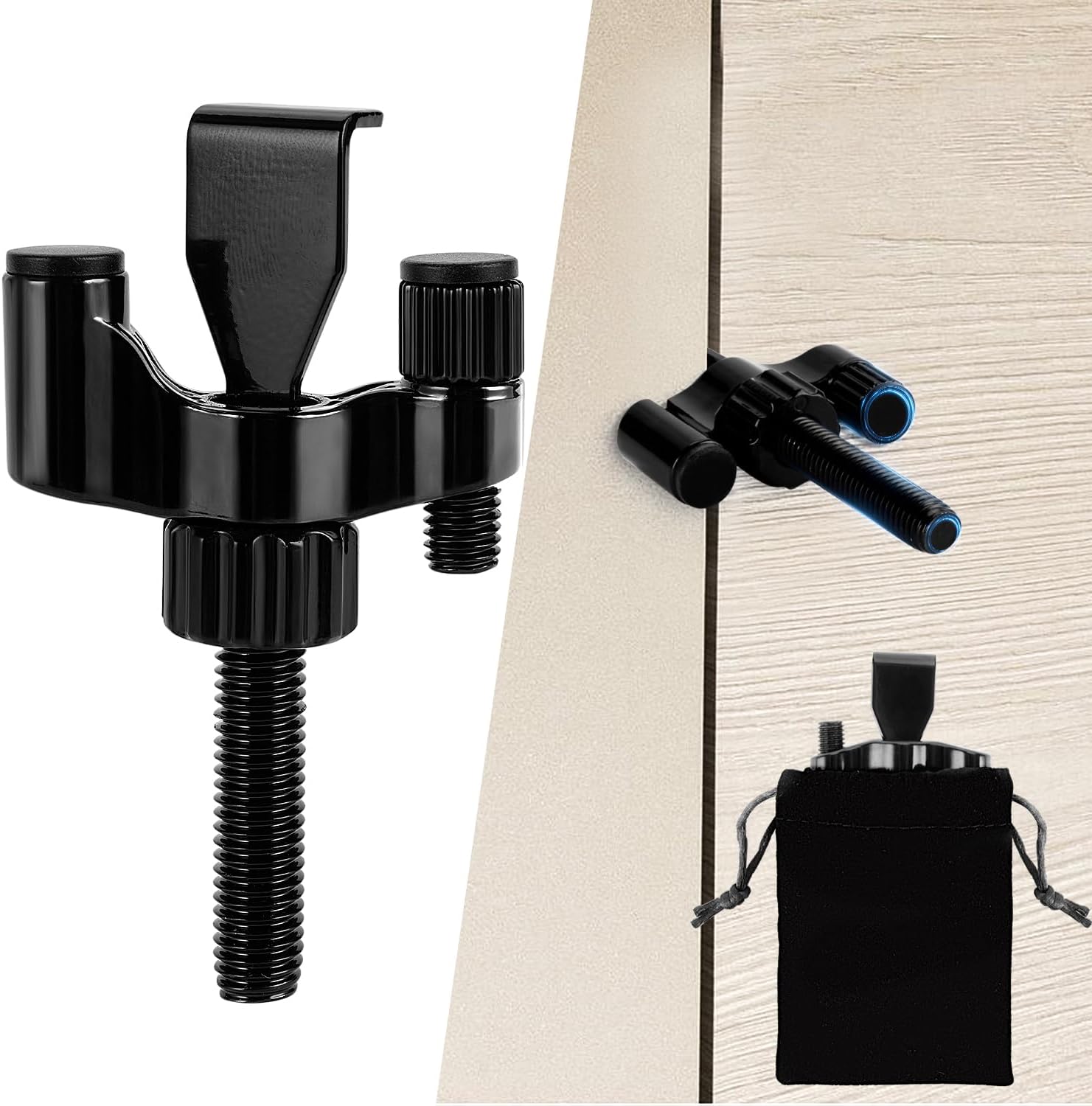 Upgraded Portable Door Lock Adjustable AntiTheft Lock Security Travel Door Lock Additional