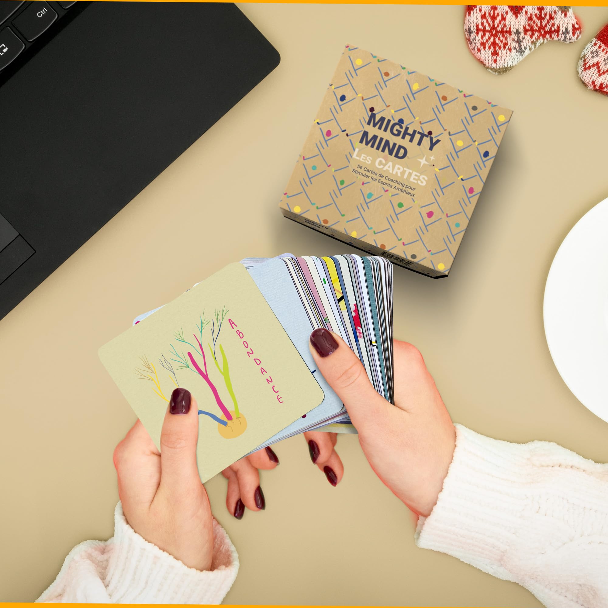 Cartes Photolangage Coaching MIGHTY MIND Développement personnel, pensée positive et intelligence émotionnelle | Cartes de coaching mental idéales pour les coachs.