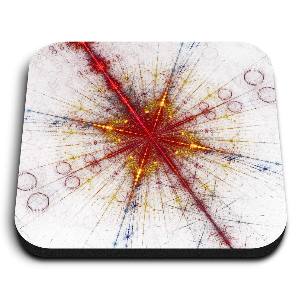 1 x Square MDF Fridge Magnet - Particle Fission Hadron Collider 21551
