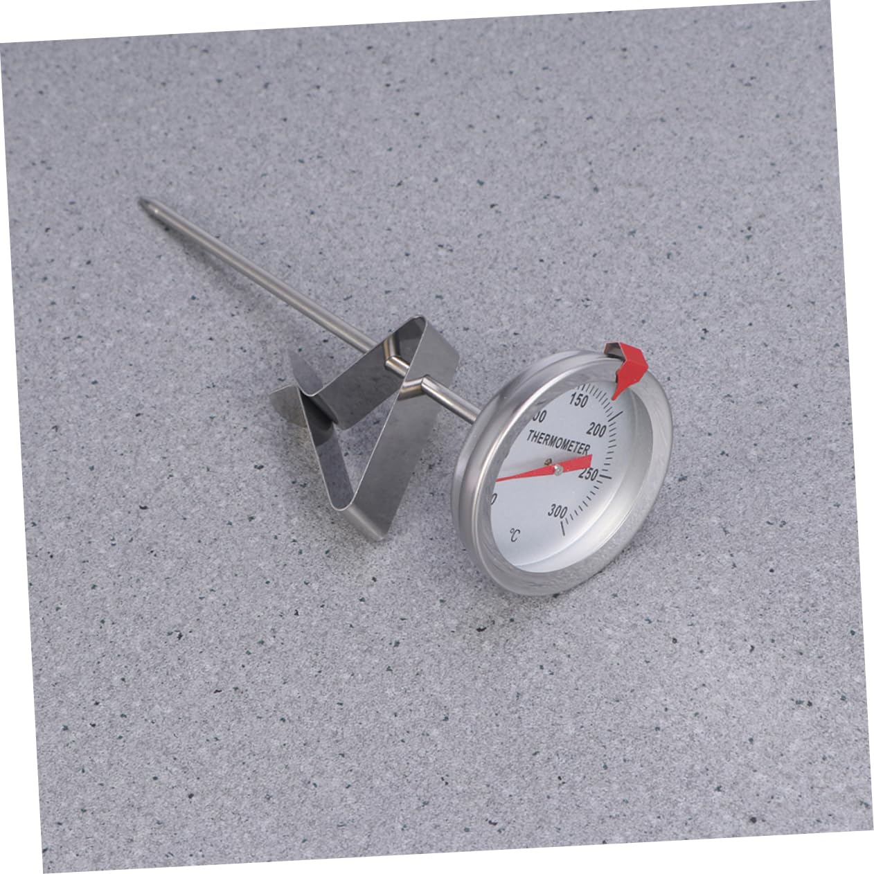 CIYODO 2pcs High Temperature Resistance Food Thermometer Accurate Instant Read Meat Thermometer for BBQ Cooking Baking Kitchen Probe Silver