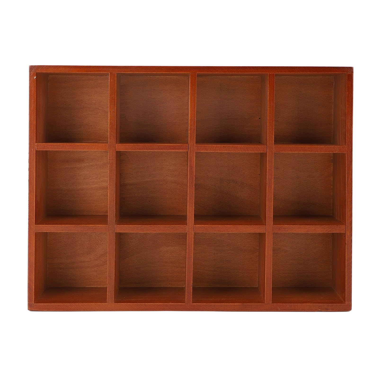 Elegante Organizer da Tavolo in Legno con Scomparti Multipli, Robusto per Forniture per Ufficio