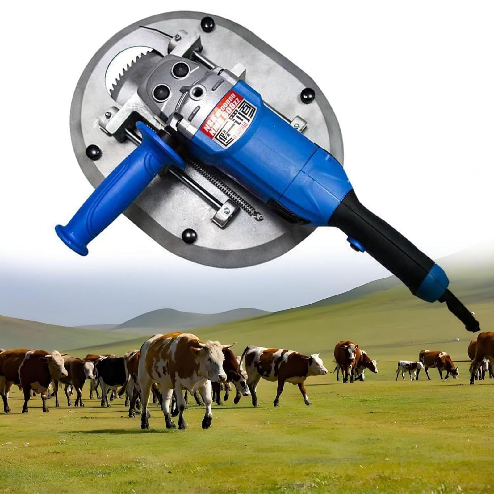 PixCy Portable Handheld Dehorner, Electric Dehorner for Cattle, 220v 1900w Electric Dehorner for Goats, Farming Equipment and Livestock Farm Tool for Cattle and Sheep