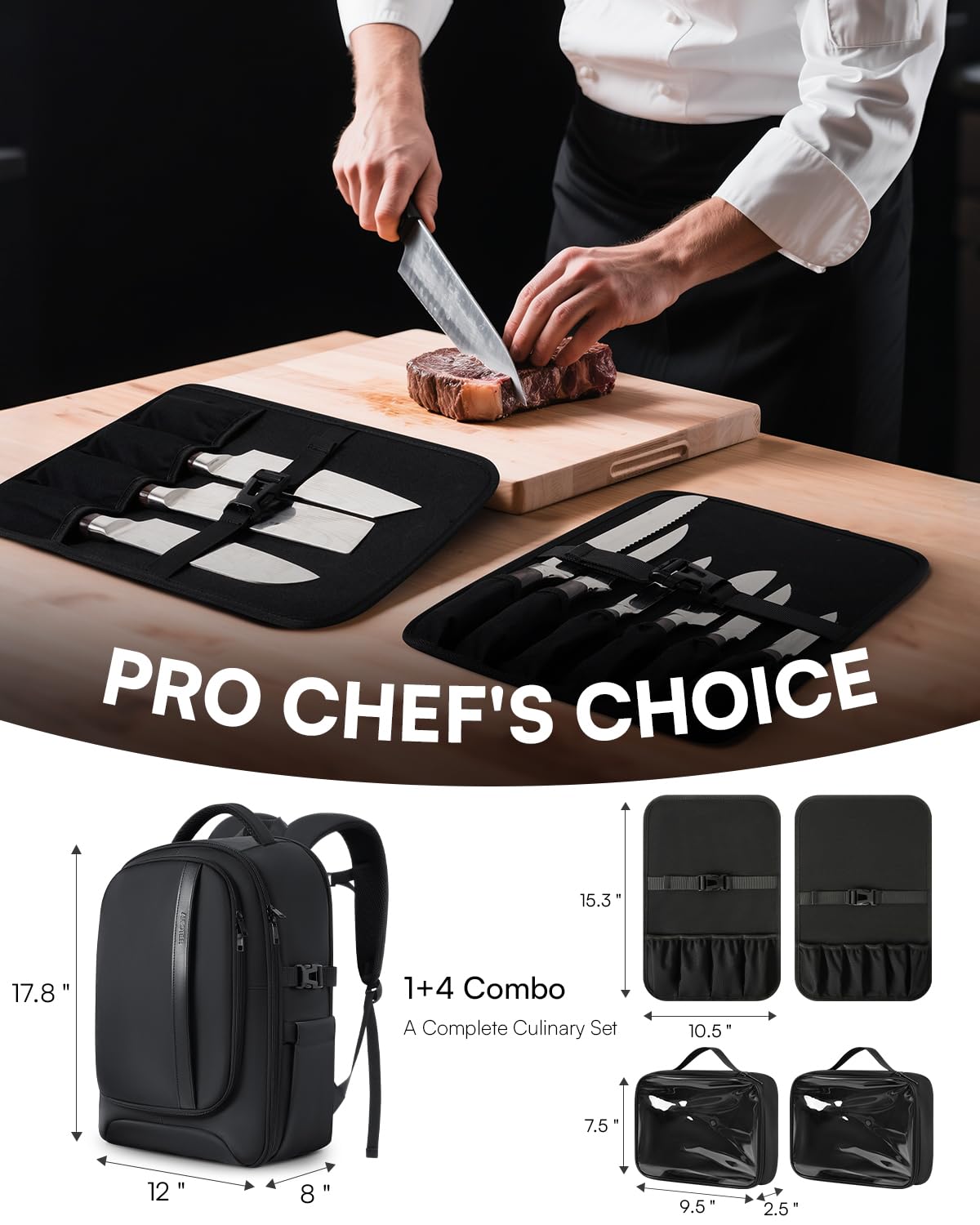 Chef Knife Backpack - Ultimate Tool Organizer -2