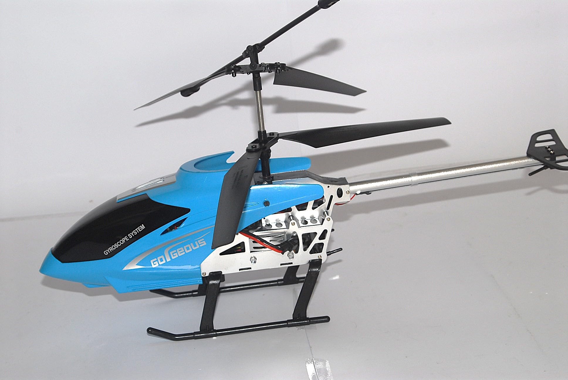 Elicottero Radiocomandato XXL 70 cm AiJH Blu 2.4GHz – Elicottero RC con Giroscopio 6 Assi