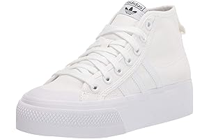 Women's Nizza Platform Mid Sneakers - White
