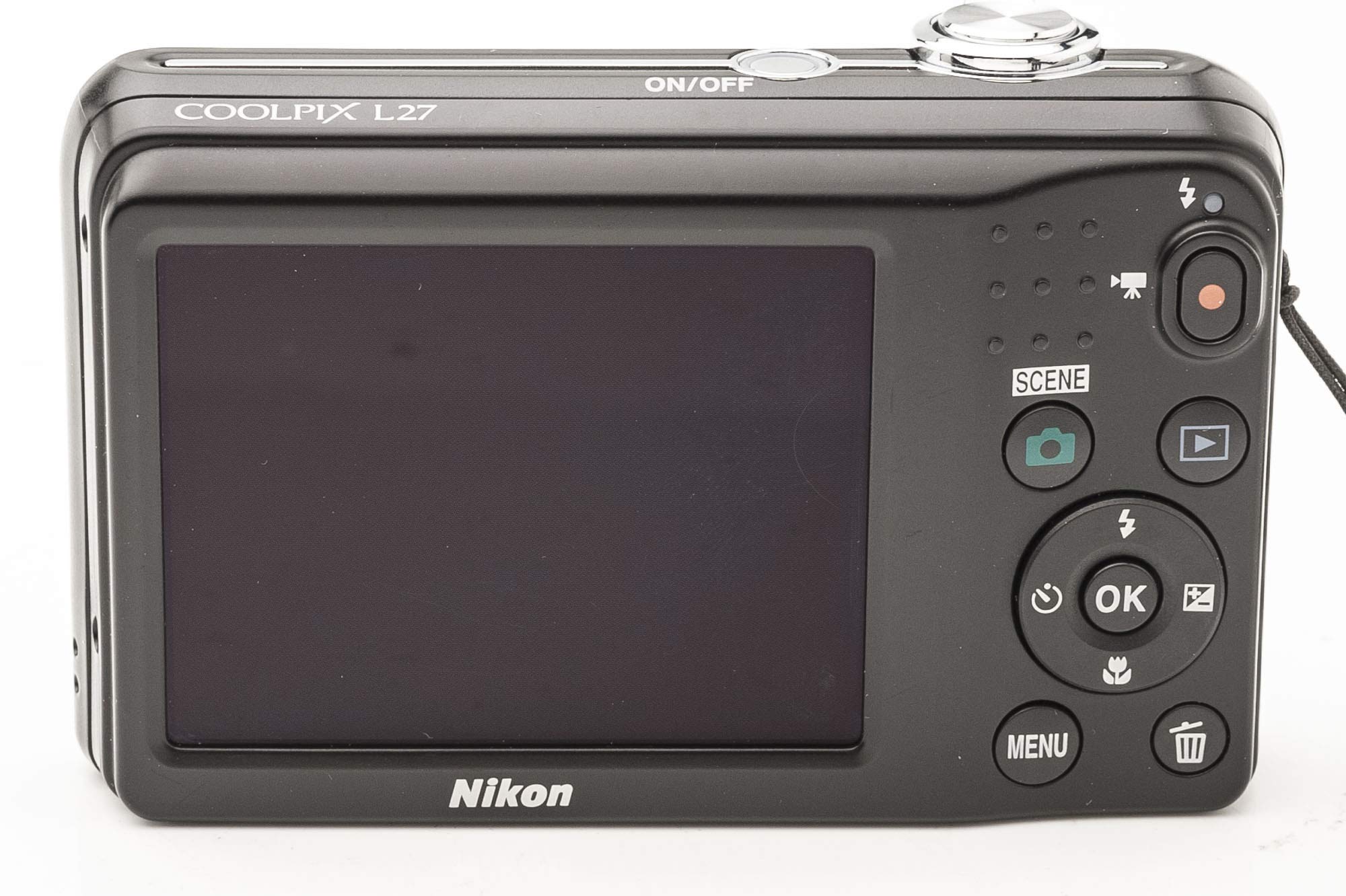 Nikon Coolpix L27 Digital Camera 16 Megapixels 5x Optical Zoom 6.9