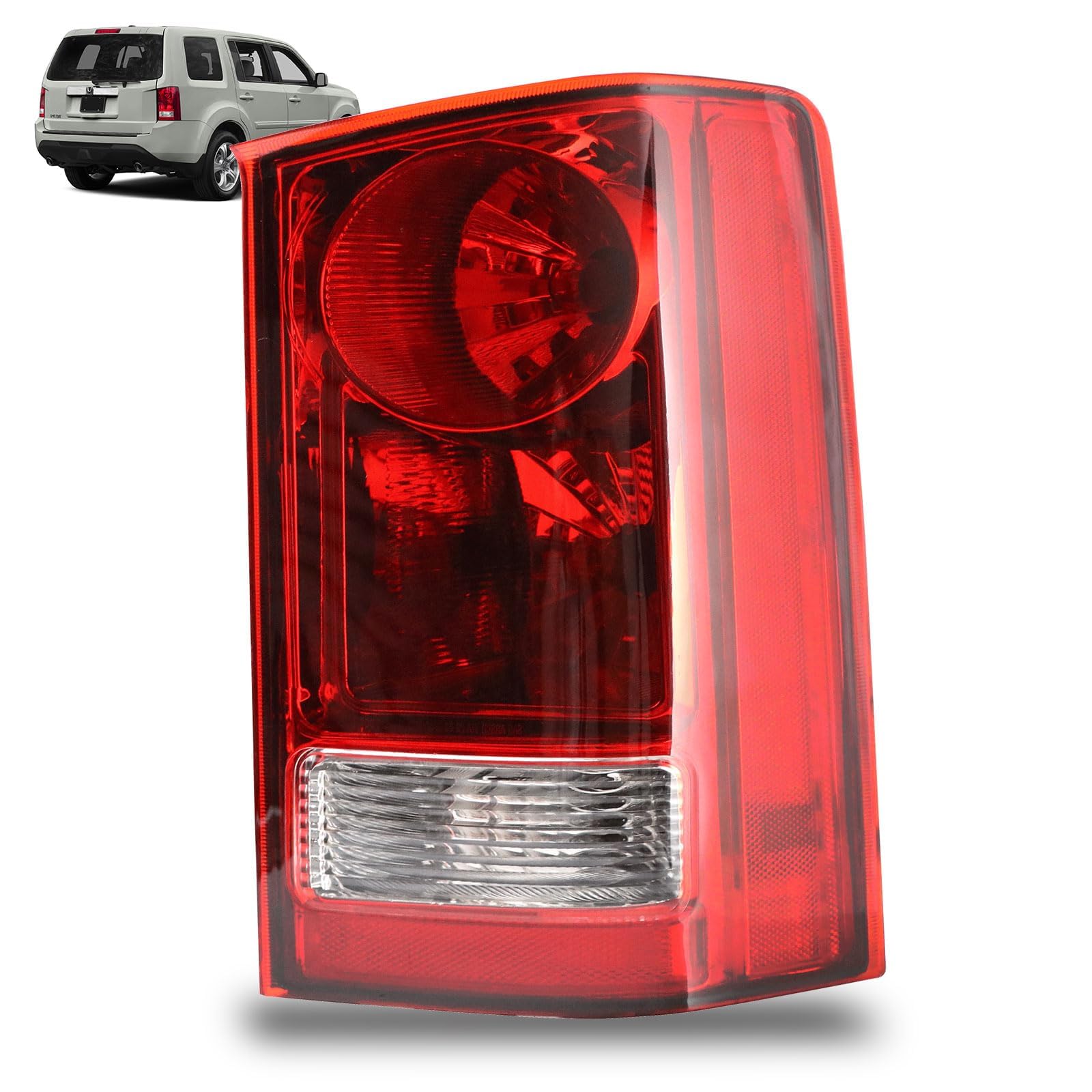 Photo 1 of Tail Light Compatible With 2009-2015 Honda Pilot Passenger Side
