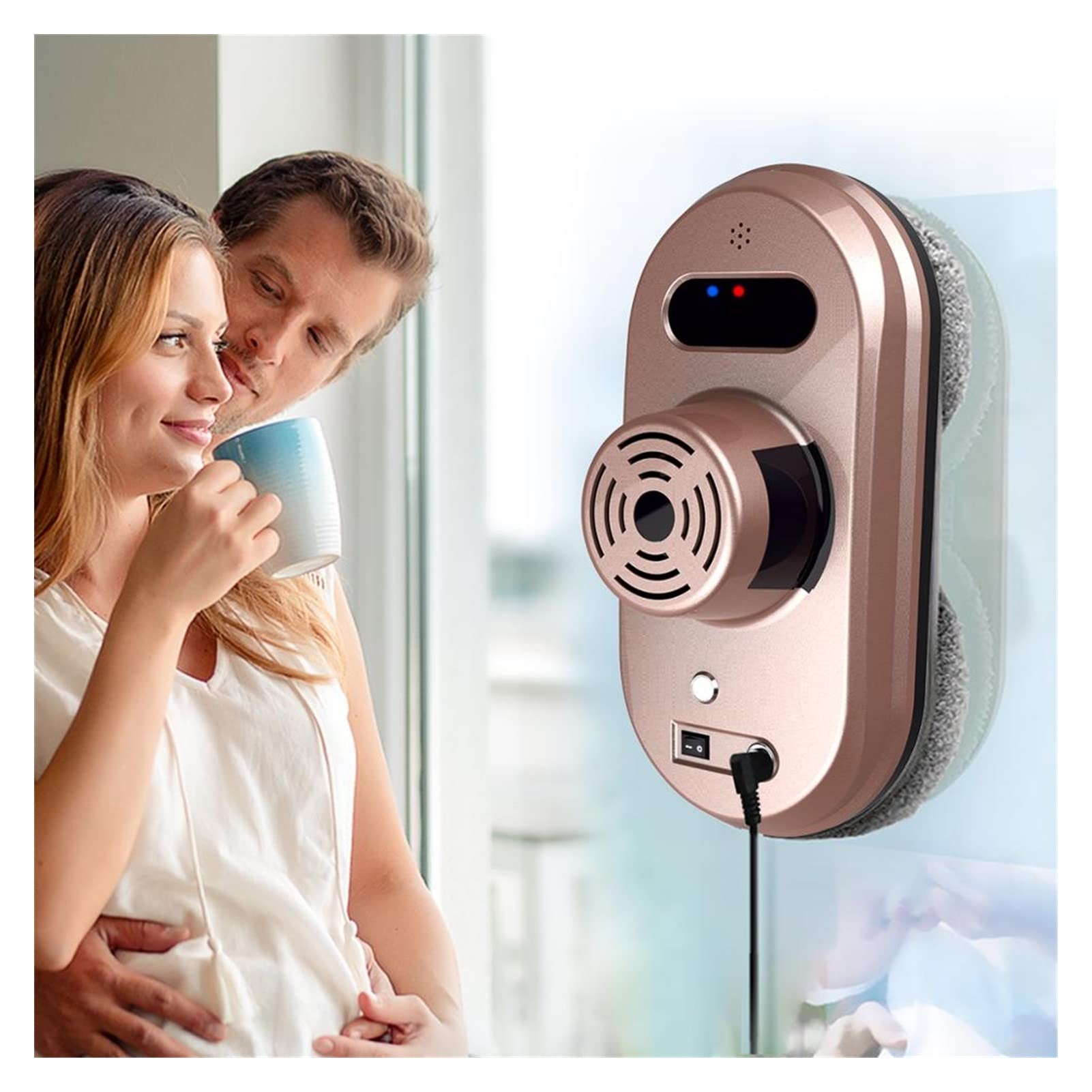 Robot do mycia okien Elektryczna myjka okienna do domu Zdalny kontroler Robot do mycia okien Odkurzacz Inteligentny zaplanowany Samochód Wycieraczka do szyb do okien zewn(