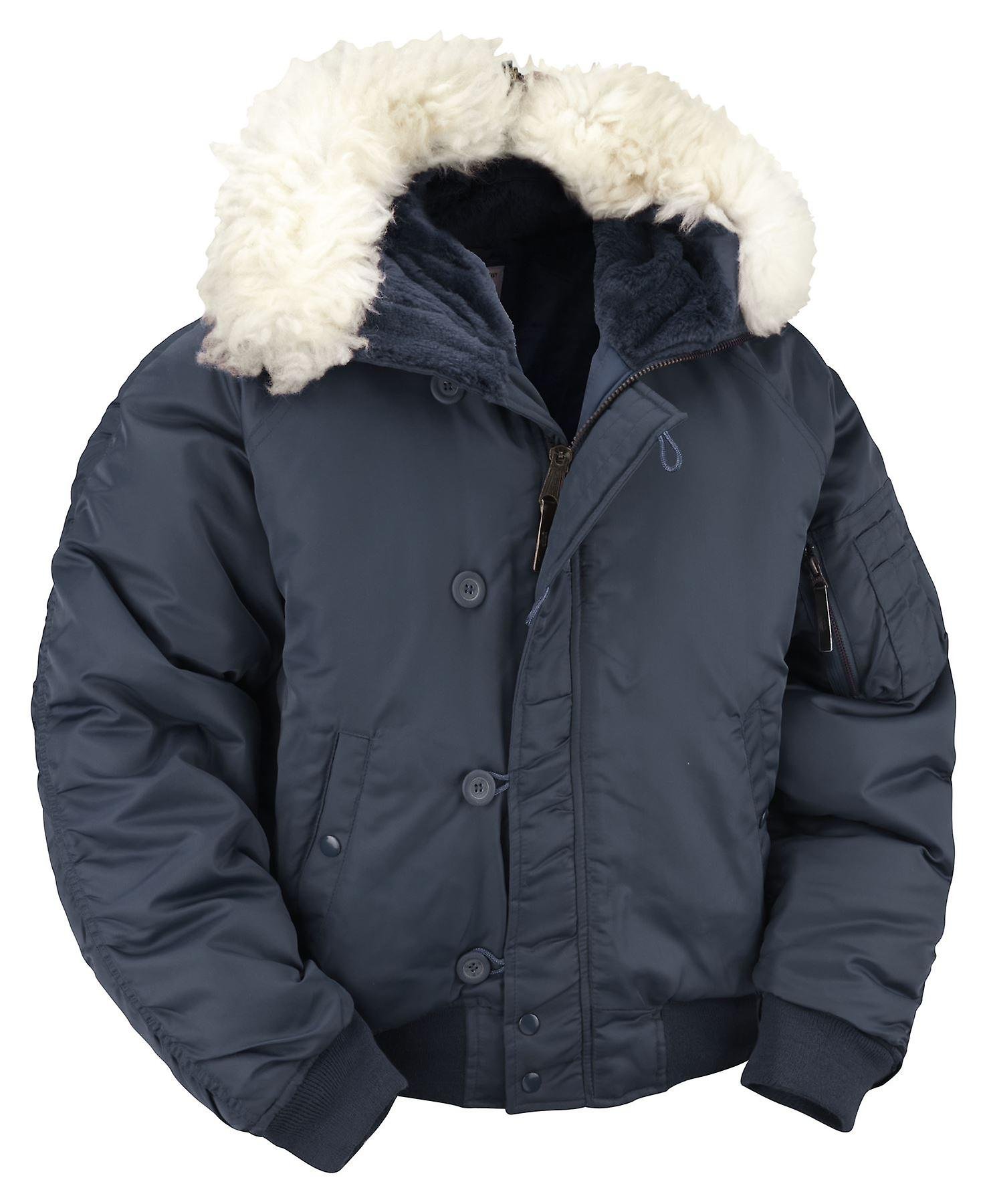 Navy N2b Extreme Weather Flight Jacket. (Xl, )