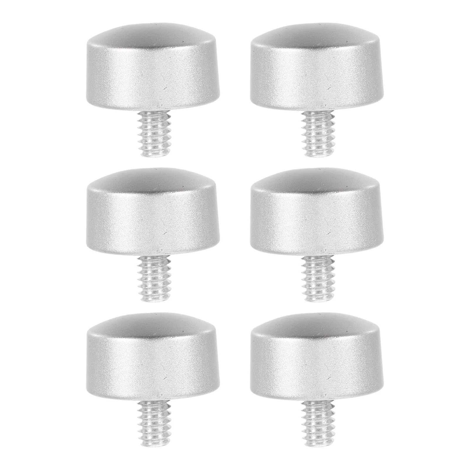 Wylqen Curtain Rod Finial Screw 6Pcs Decorative Curtain Rod Finials Replacement End Caps Elegant Drapery Pole Ends Window Treatment Accessories for Curtain Decoration