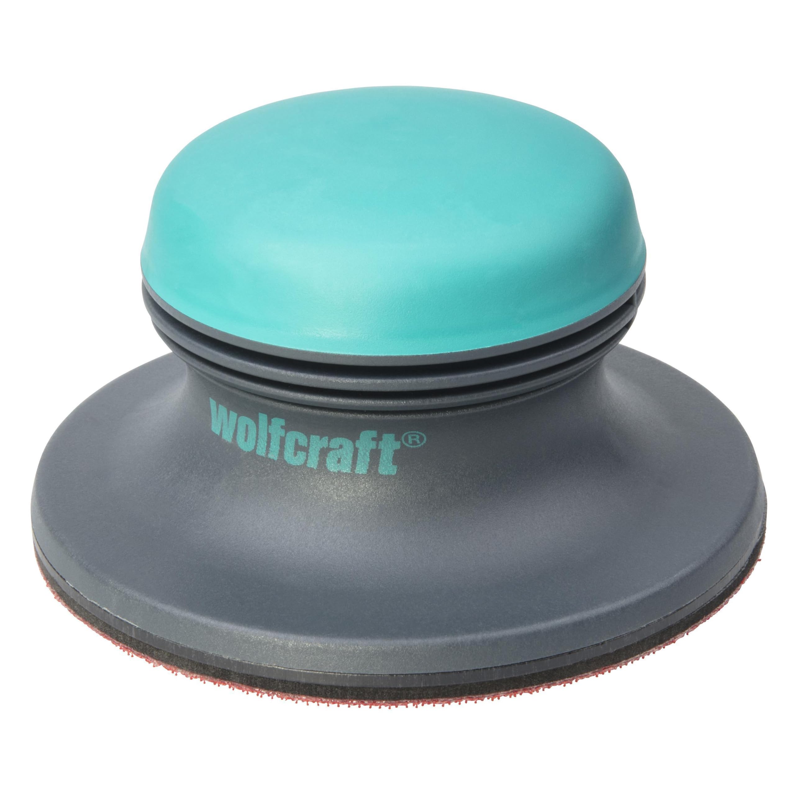 wolfcraft Surface Sander I 5894000 I with Velcro Cloth for Quick Sanding Paper Change I Ø 125 mm I for Fast Sanding