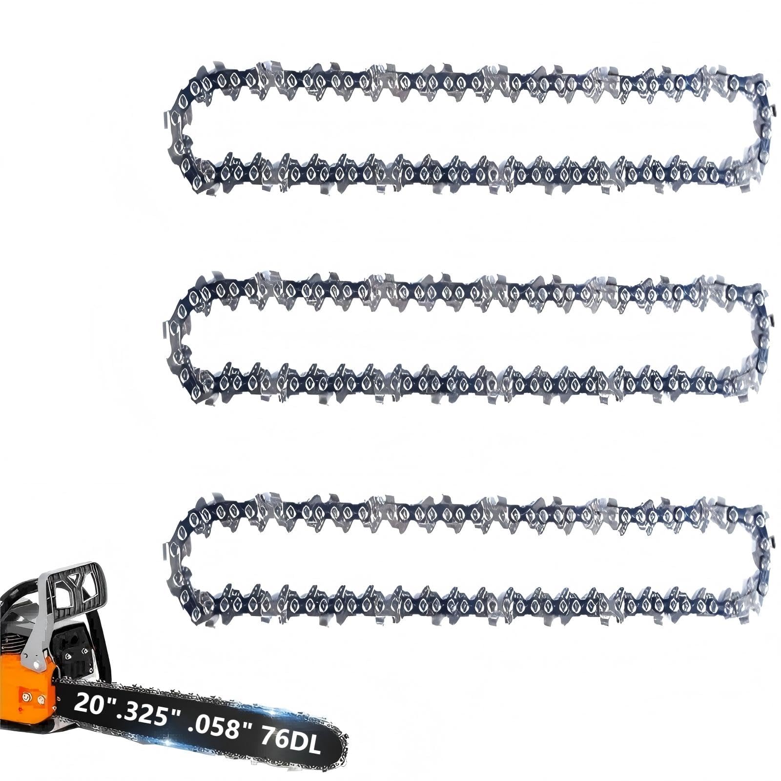 Amazon.com: 3 Pack 20 In Chainsaw Chain, 325