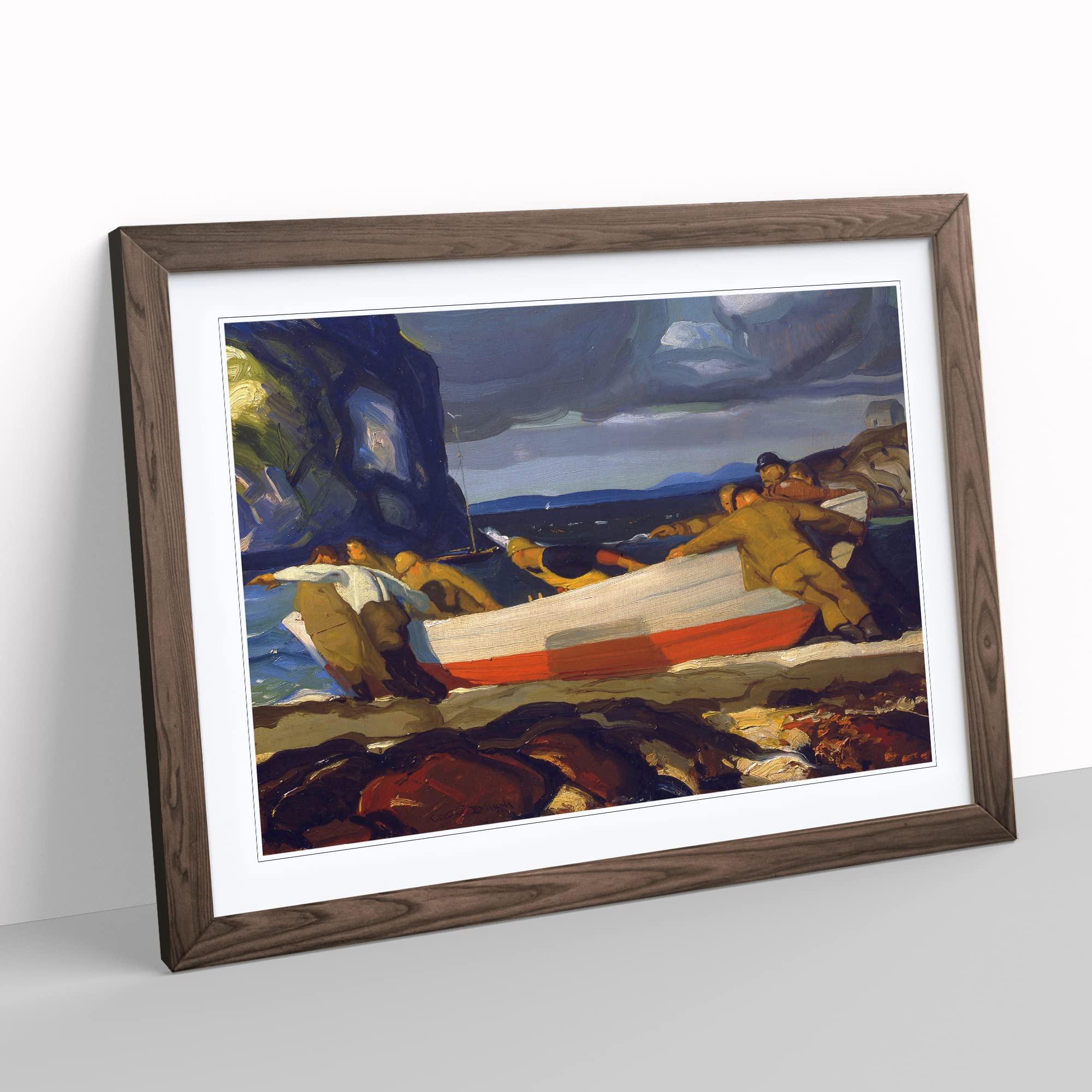 George Bellows The Big Dory Classic Painting Framed Wall Art Print - Image 2