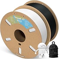 Vista 17 de DURAMIC 3D - Filamento de ácido poliláctico mate de 1.75mm negro, carrete de cartón de 1kg con acabado mate, filamento para impresora 3D PLA