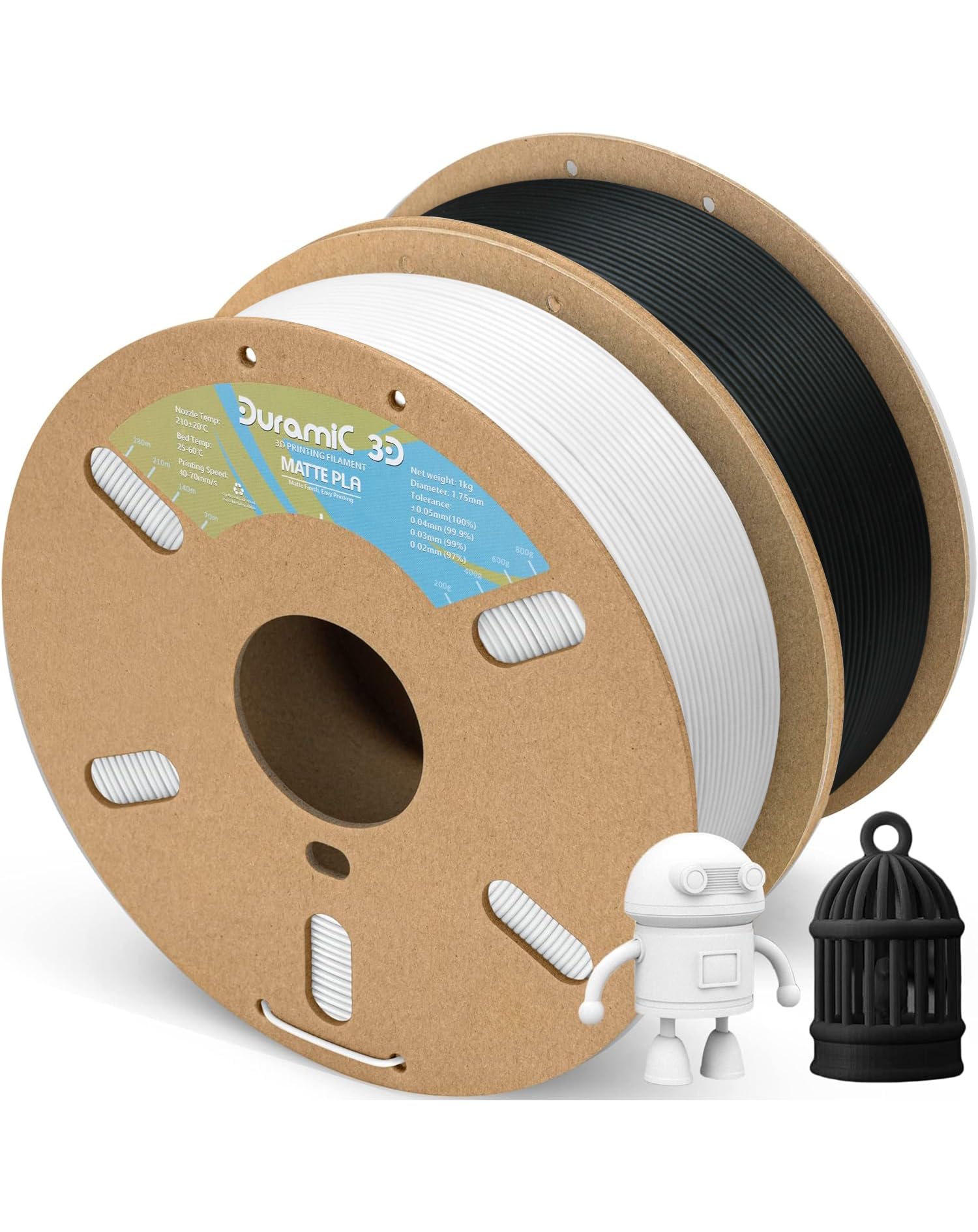 Filament PLA mat 1.75mm haute précision sans reflets pour impression 3D FDM - 8