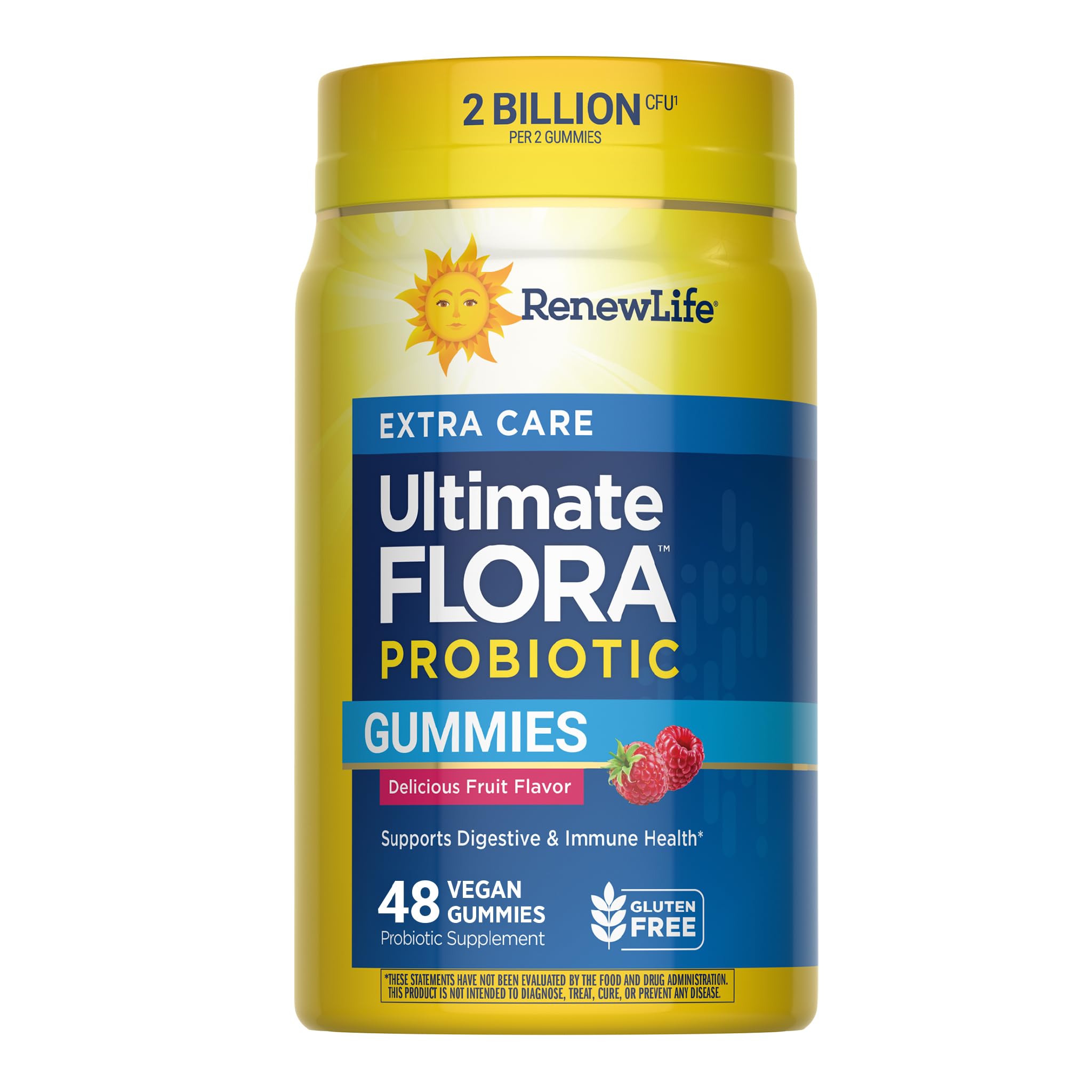 Renew Life Ultimate Flora Extra Care Probiotic Gummies 2 Billion CFU